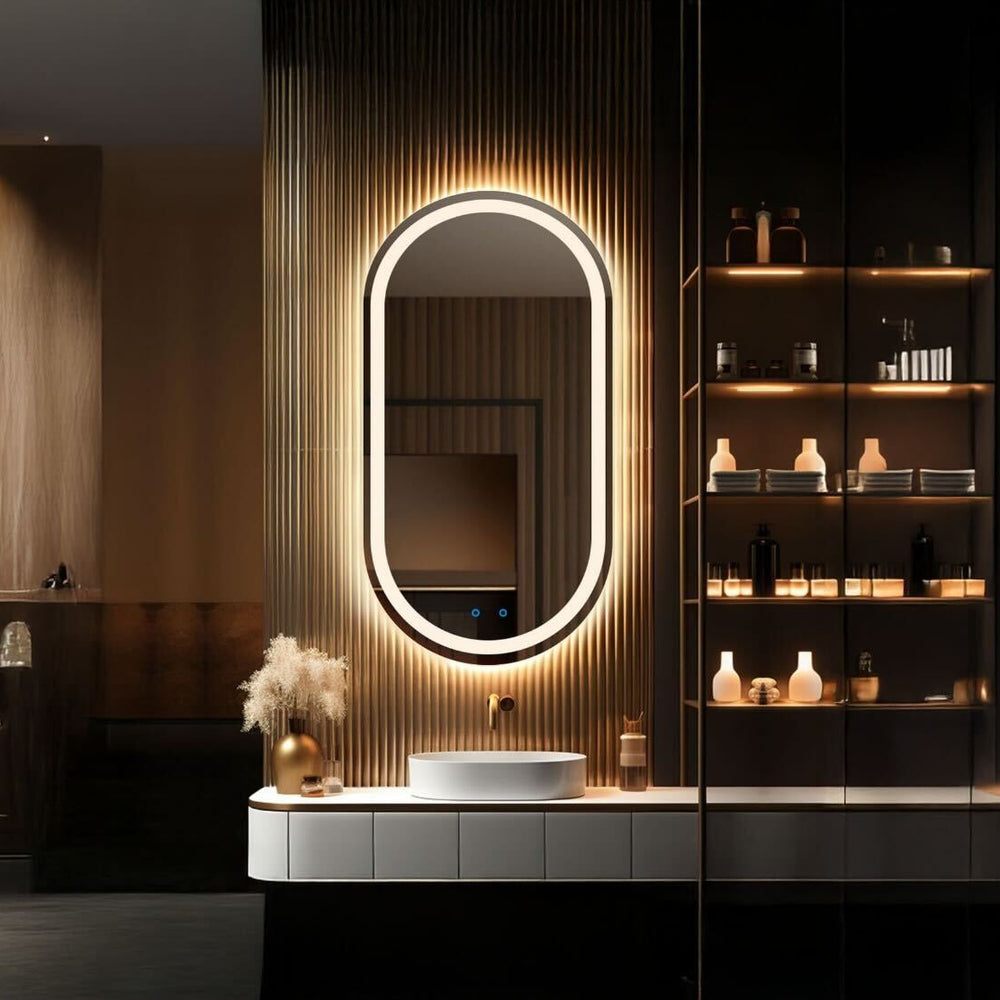 Capsule LED Mirror 36x24