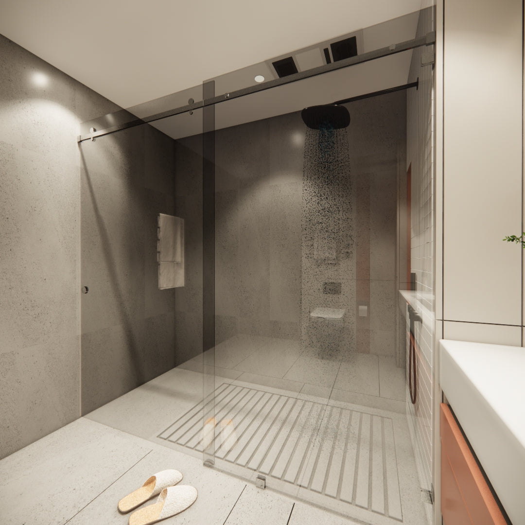 Sliding Chrome Clear