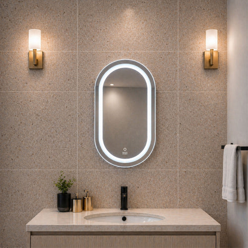 Capsule LED Mirror 30" × 22"