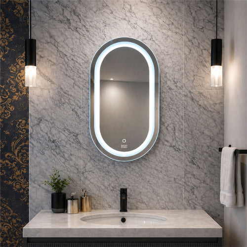 Capsule LED Mirror 36" × 24"