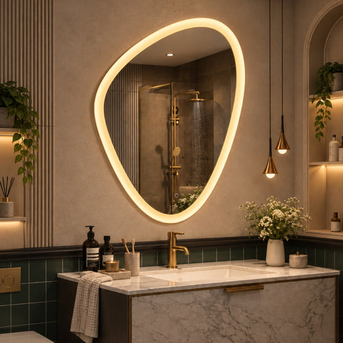 Gaze Pebble Smart Bathroom Mirror