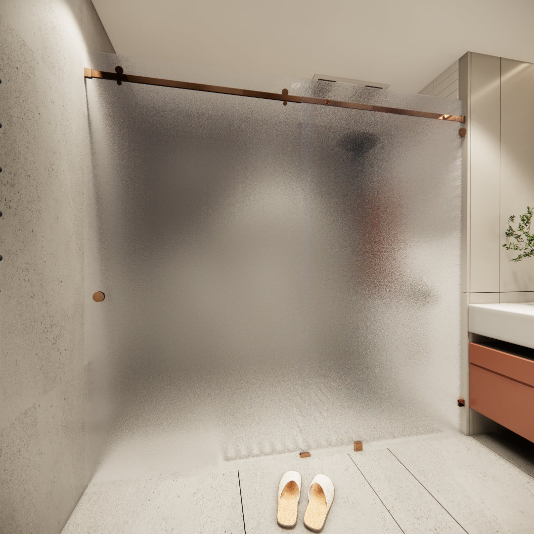 Sliding Rose Gold Frosted