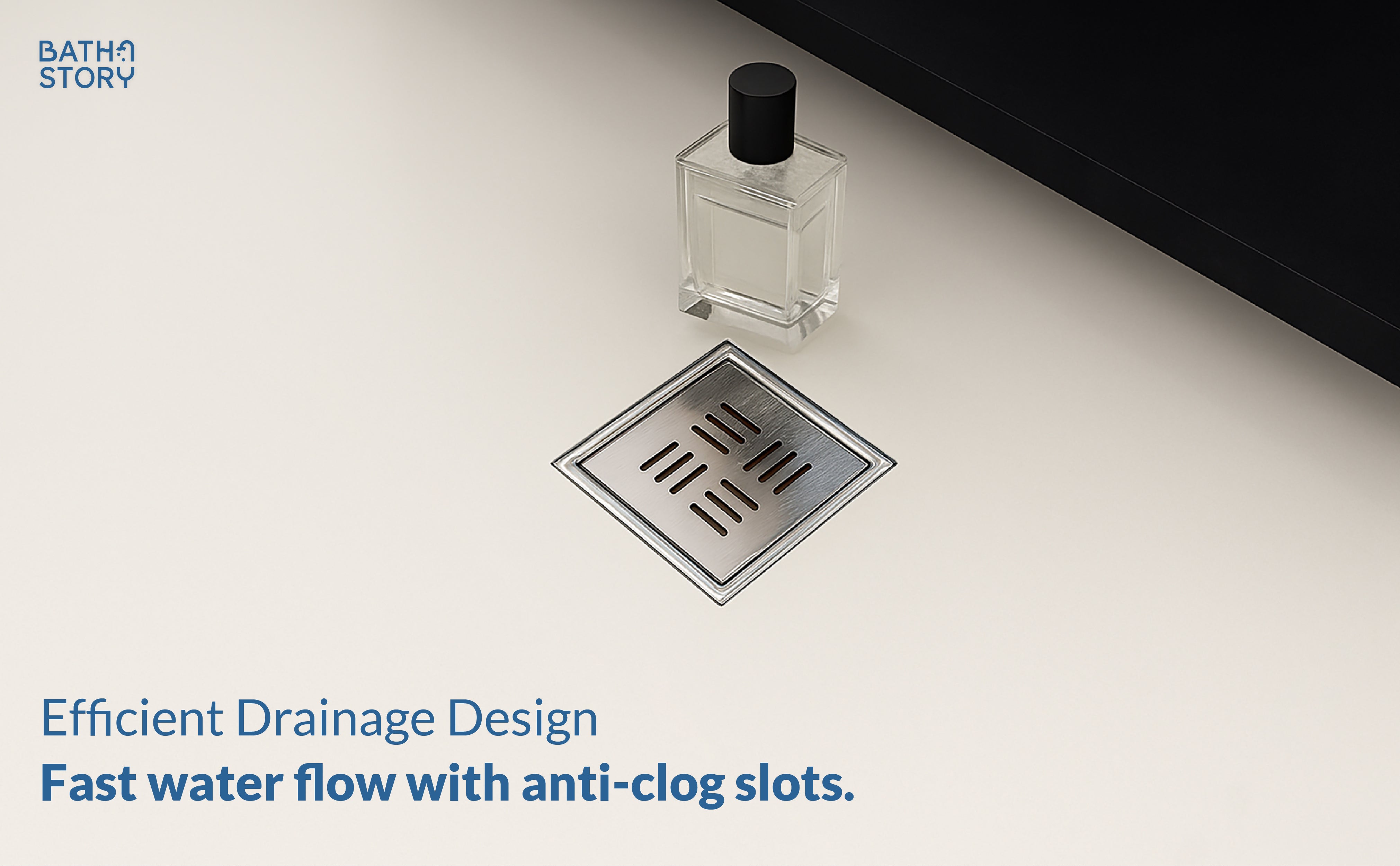 Rift Lagoon Swirl Square Floor Drain 5