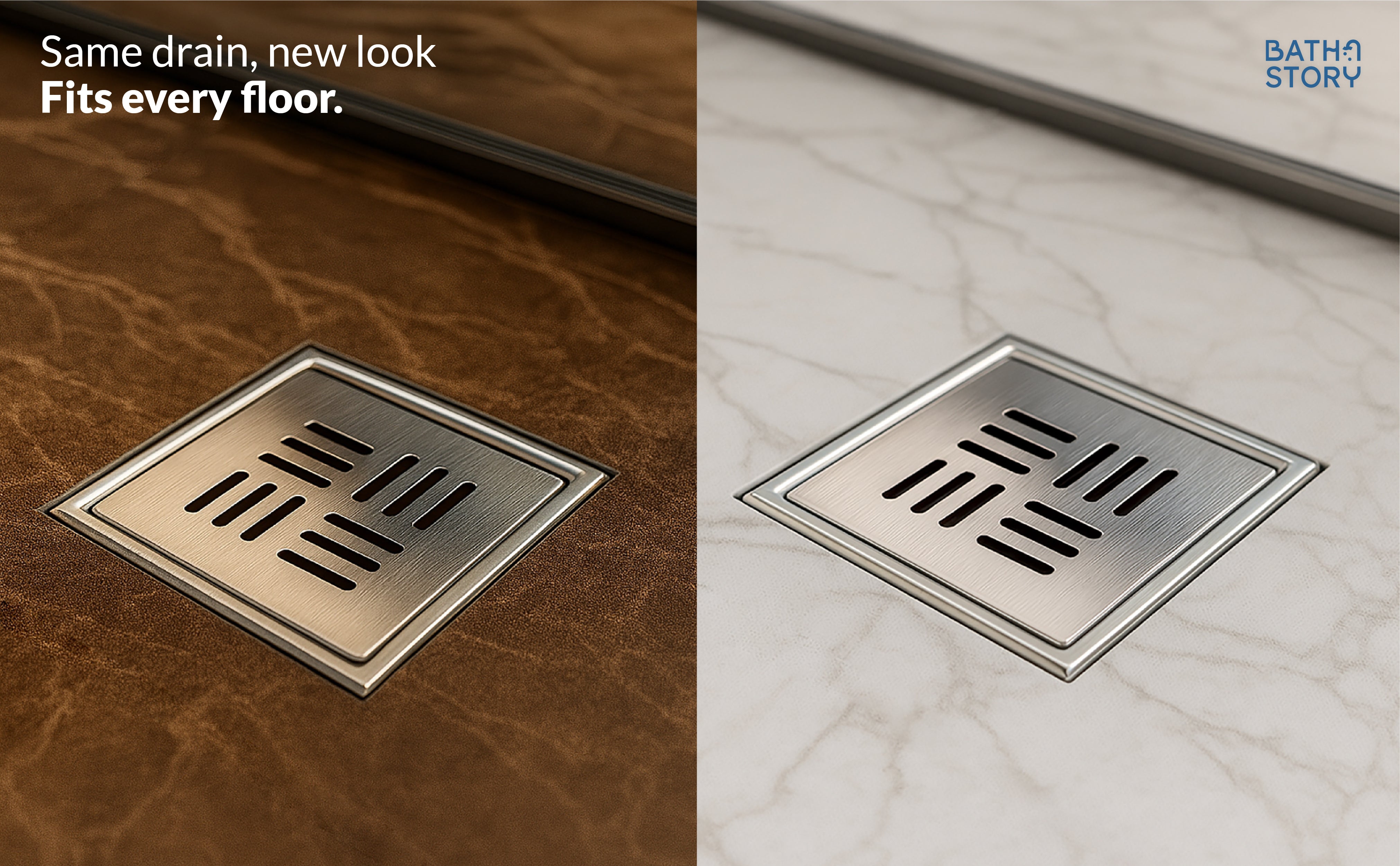 Rift Lagoon Swirl Square Floor Drain 5