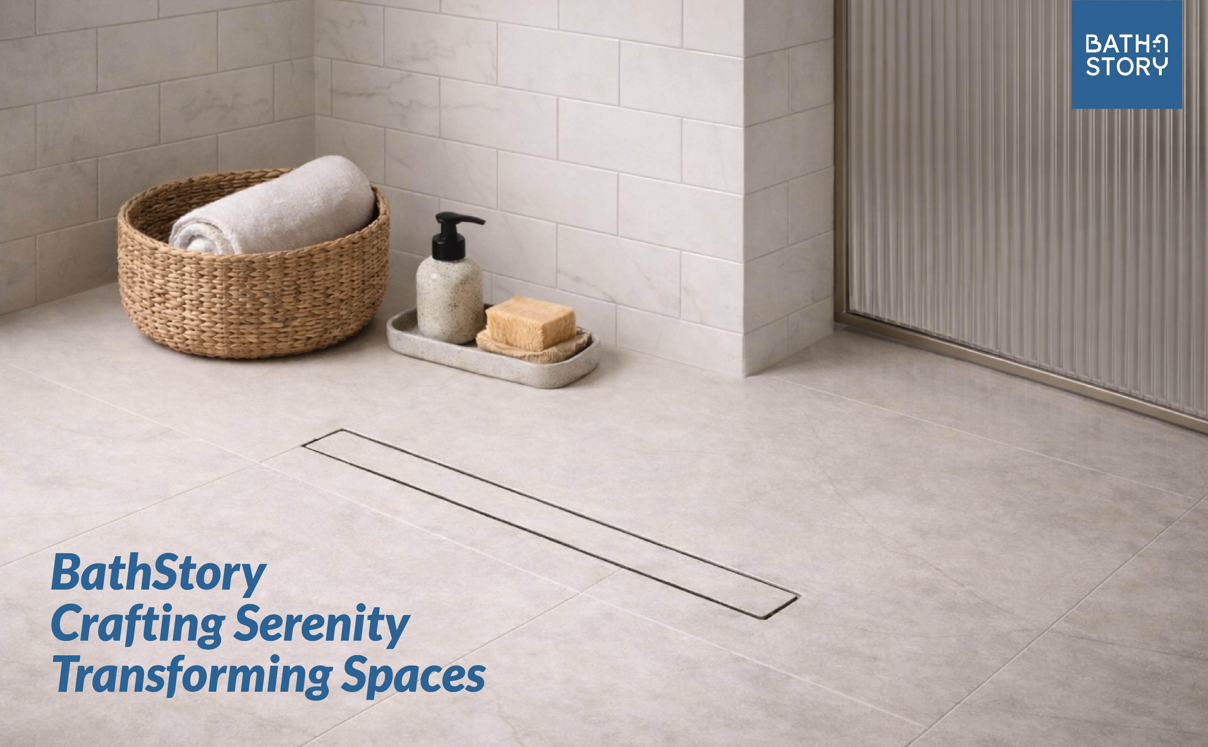 Tile Insert Shower Drain Channel 24”x4” with cockroach trap (Center hole) A+ Banner 1