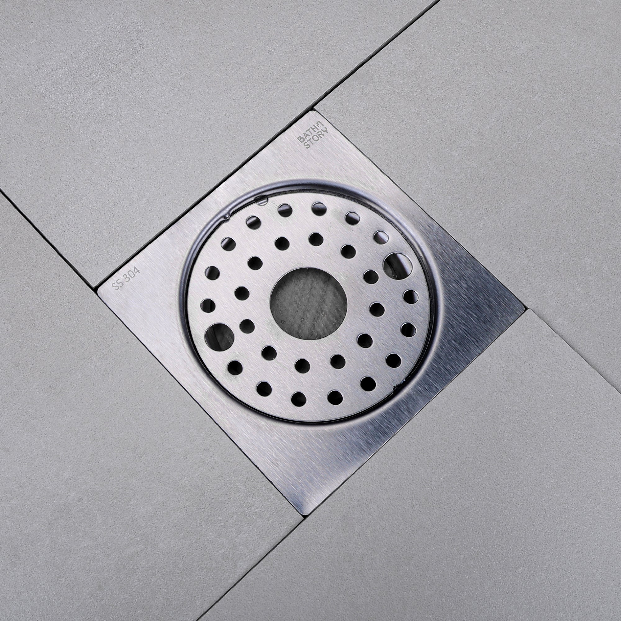 BathStory –Silt- SS 304 Floor Drain – Non-Corrosive and Rust-Resistant ...