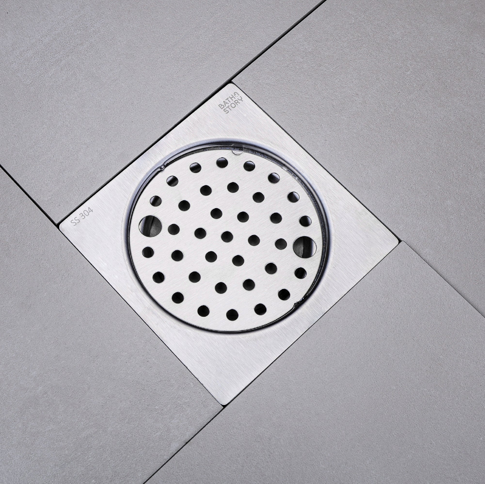 BathStory –Silt- SS 304 Floor Drain – Non-Corrosive and Rust-Resistant ...